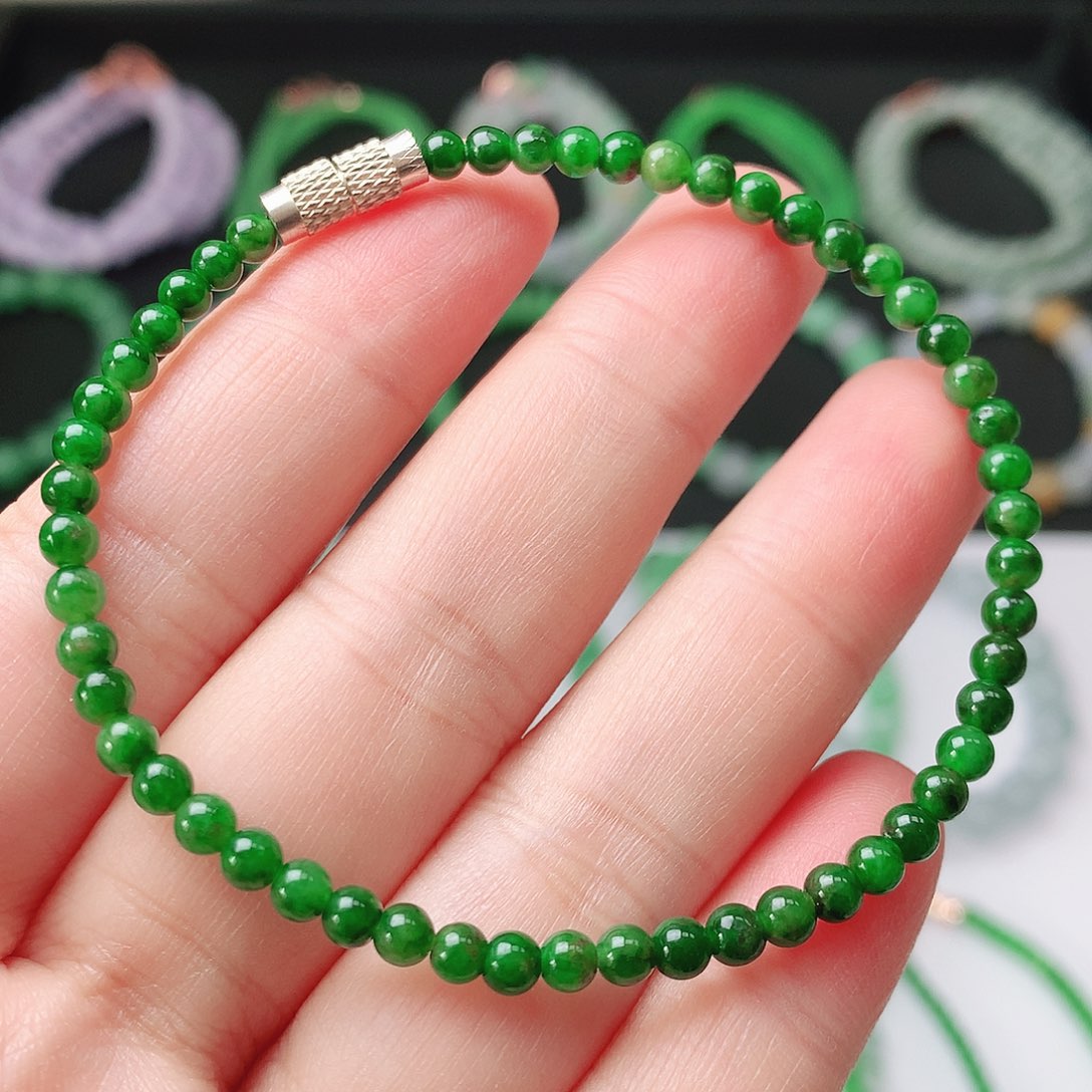 翡翠未镶嵌手链翡翠