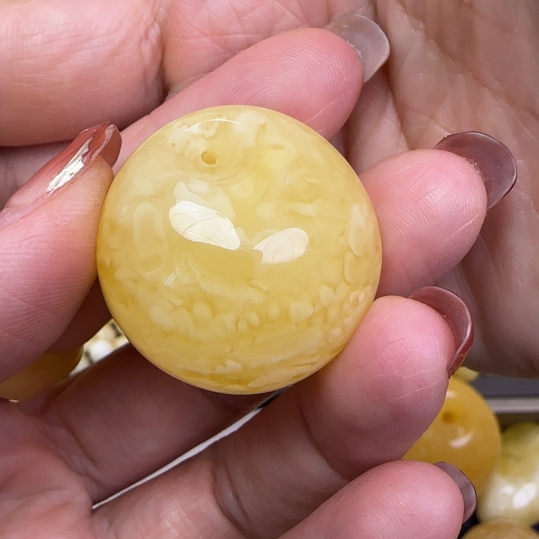 蜜蜡颈饰未镶嵌天然蜜蜡