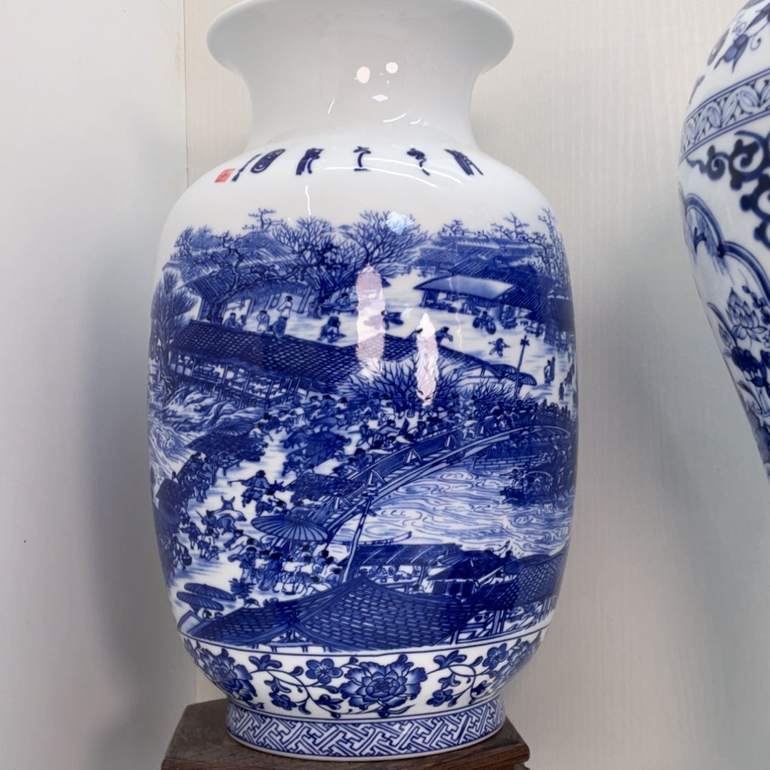 摆件景德镇陶瓷现代工艺品摆件