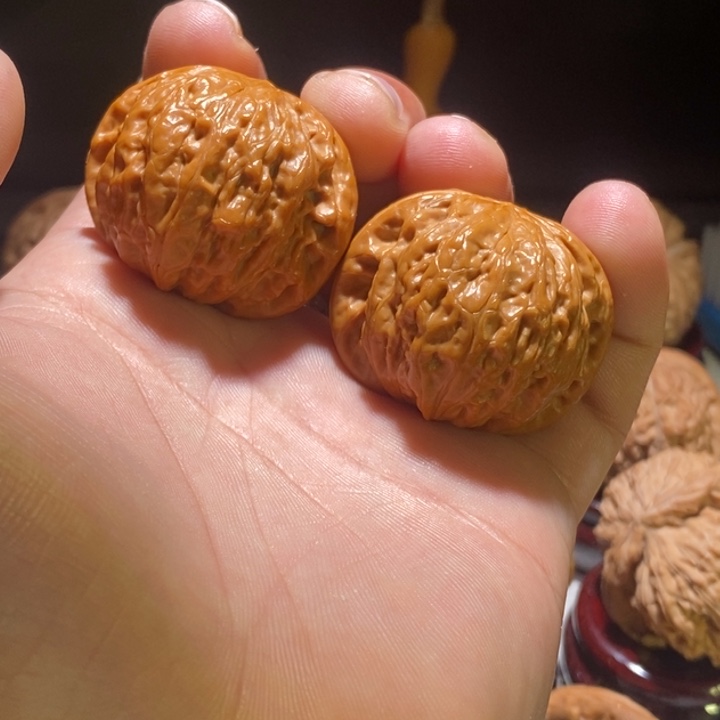 追****文玩核桃把件40铁锤