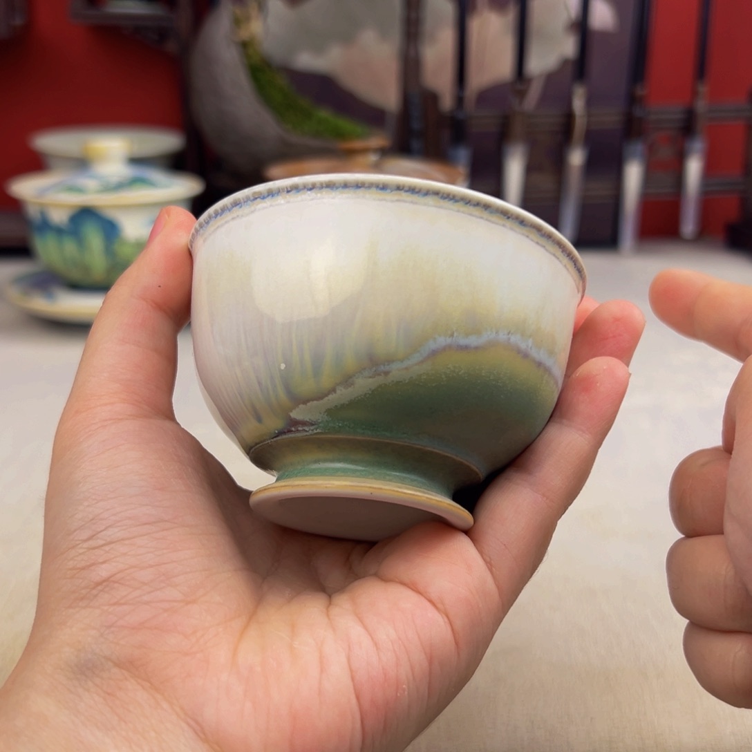 杯纯手工柴烧主人杯