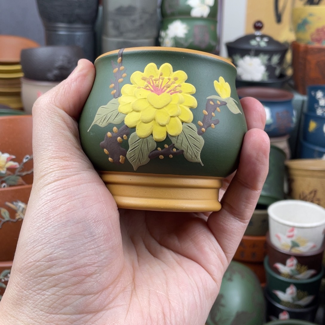 紫砂茶杯紫砂茶杯