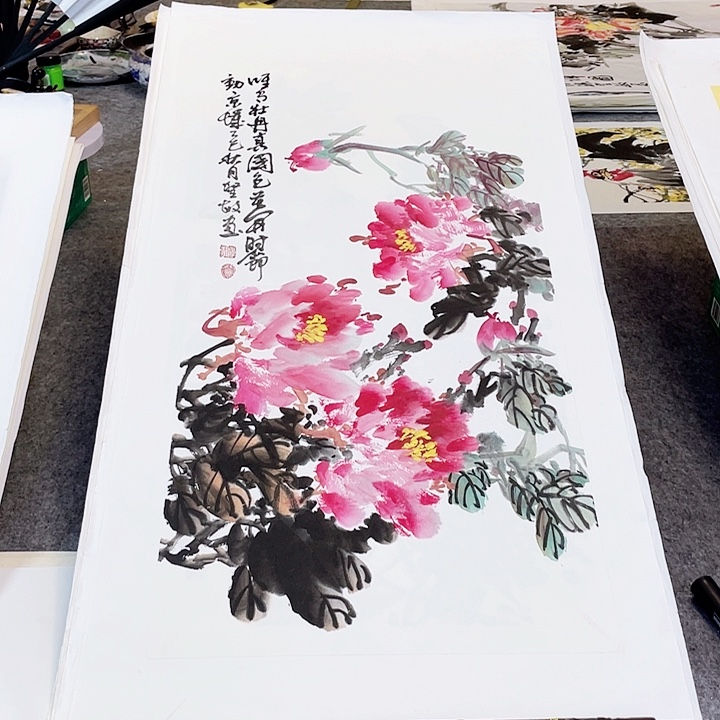 国画张圣敏先生纯手绘作品