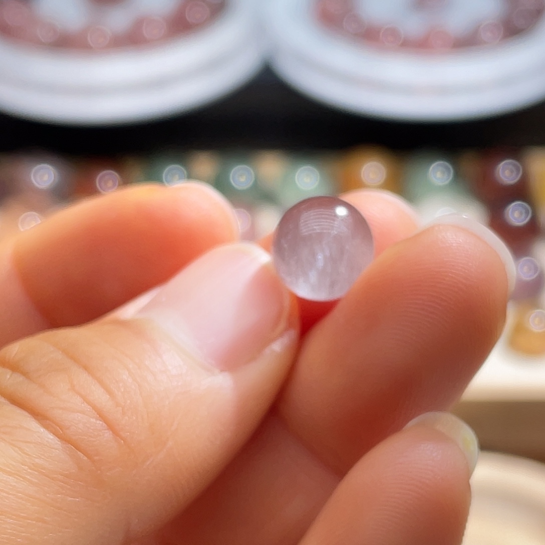 H****水晶未镶嵌珠宝半成品定制打孔不退不换