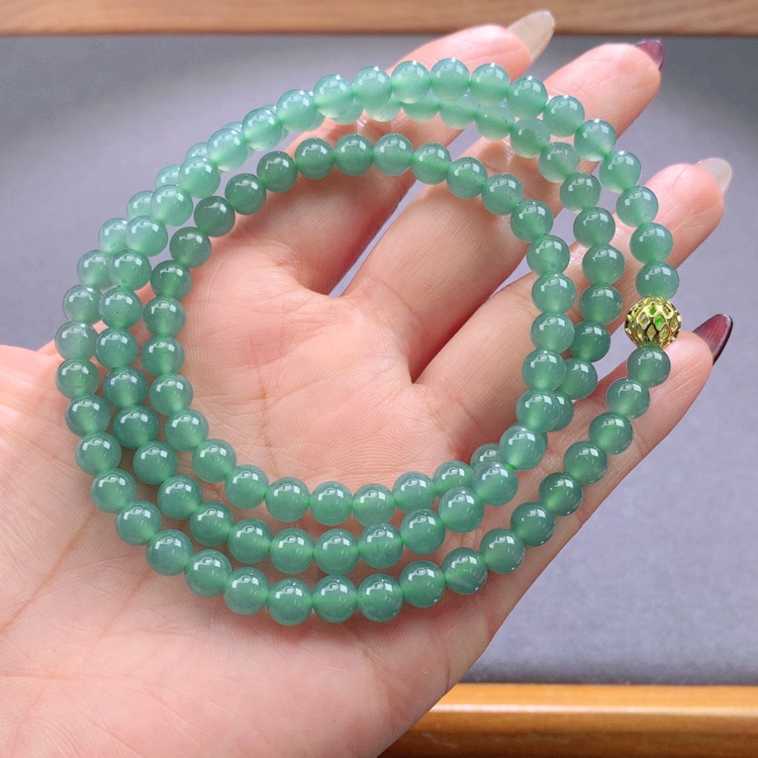 翡翠手镯未镶嵌天然翡翠项链