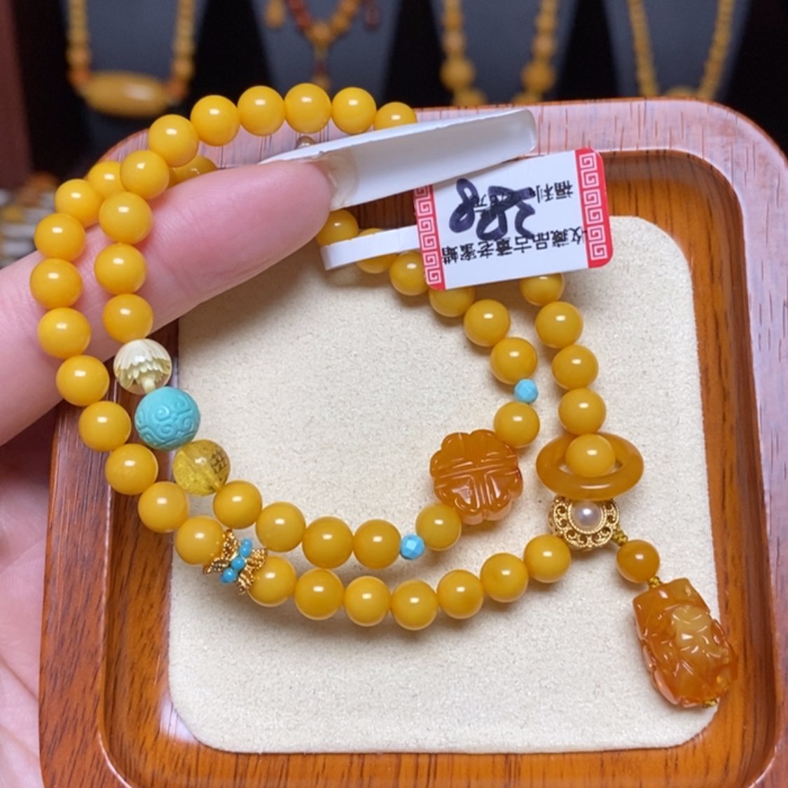 【闪购商品】蜜蜡手链未镶嵌手串