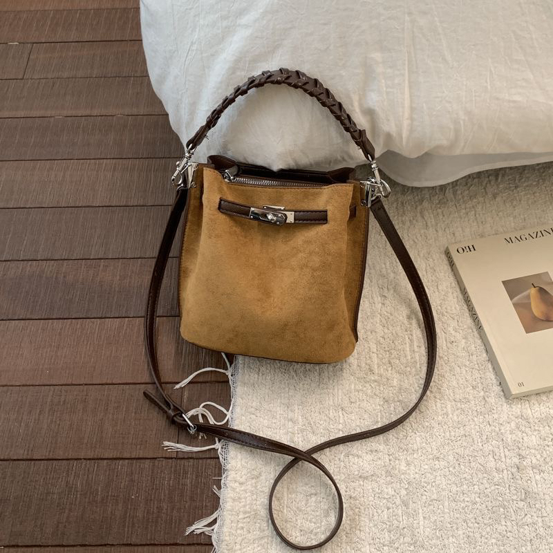 斜挎款手工斜挎包大容量包包简约复古托特包休闲171