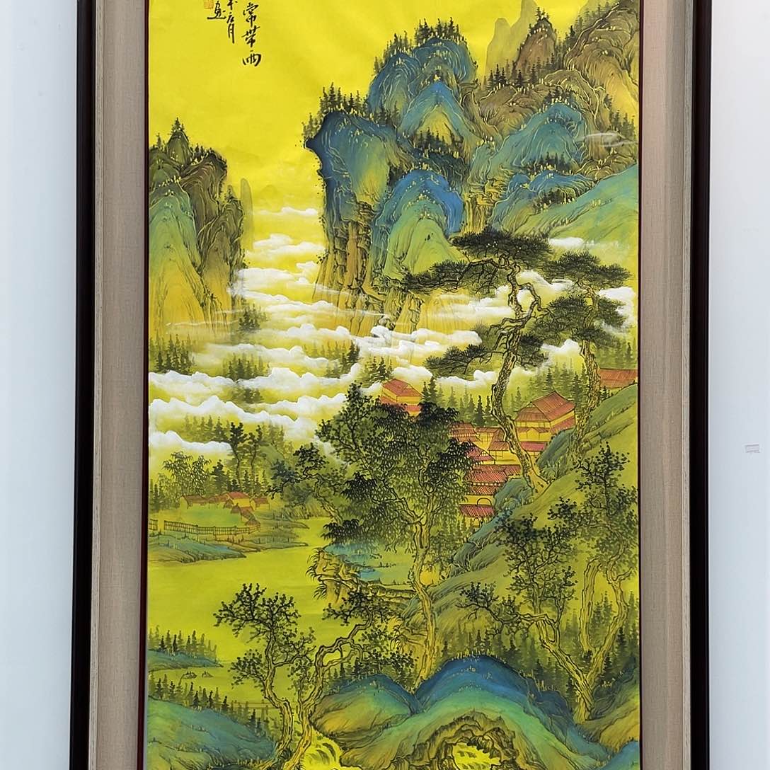 国画凌行志手绘作品