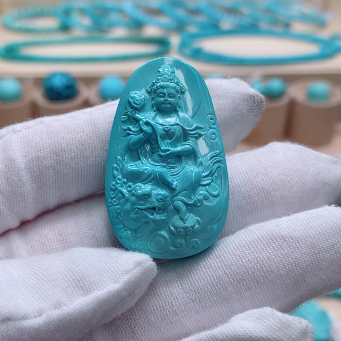 绿松石珠宝奇石未镶嵌