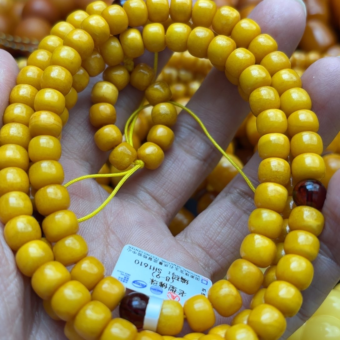 琥珀手链未镶嵌蜜蜡