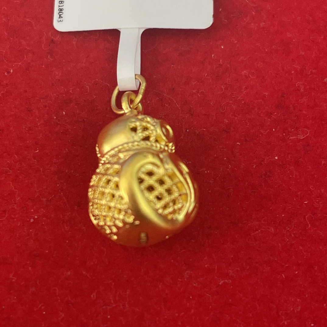 【思思专享】足金999 葫芦  GP  0.8 纳金添福