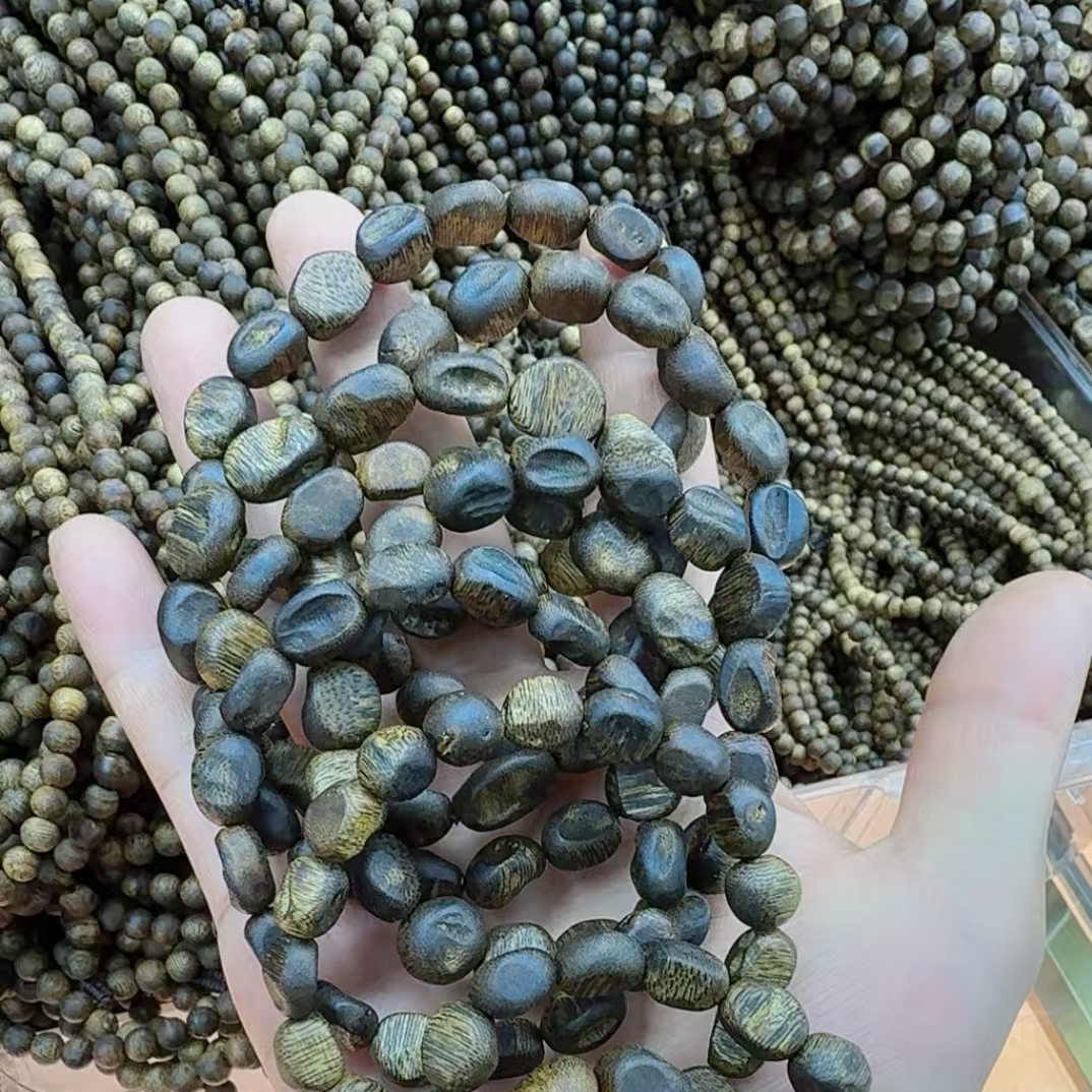 非金属木质吊坠 非金属木质木头手串配珠散珠配饰DIY