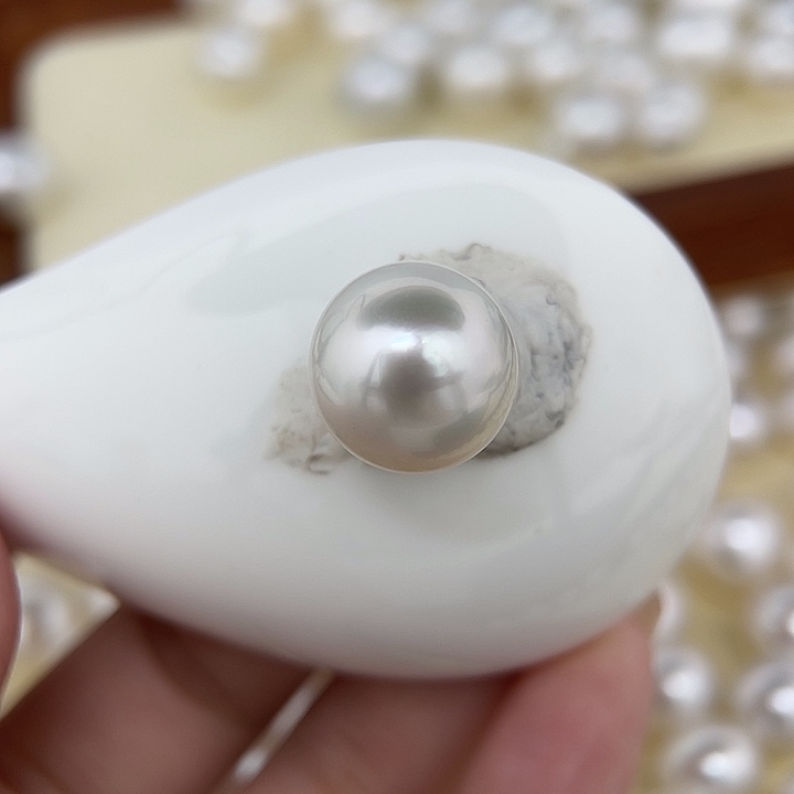 海水珍珠颈饰未镶嵌13.8 澳白 面珠