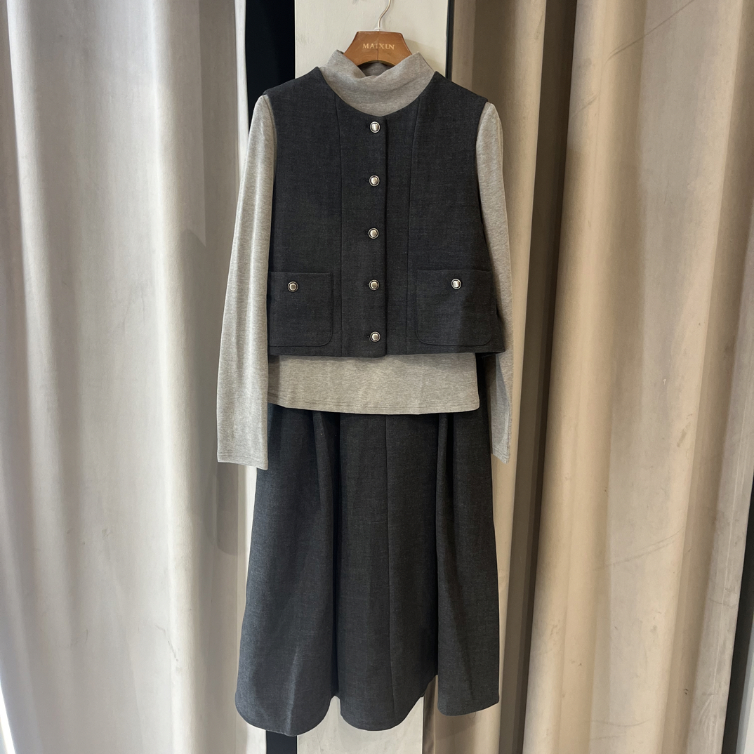 麦寻女装TZQZS01Y冬新款裙类套装