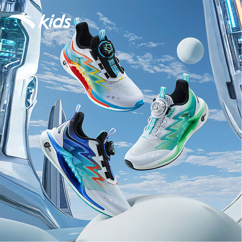 追风7代安踏儿童运动跑步鞋休闲透气防滑减震网面跑鞋