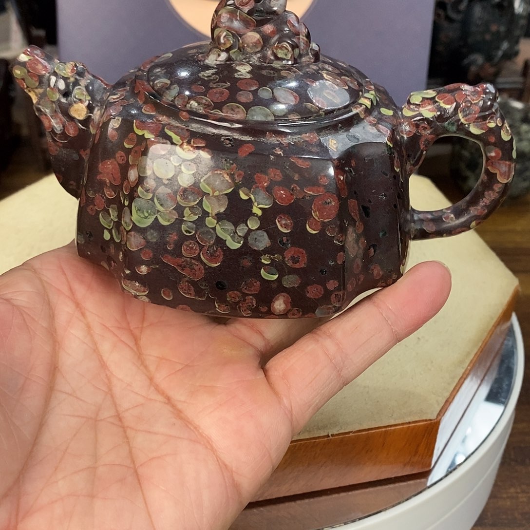 奢上奢梅花玉茶壶茶杯