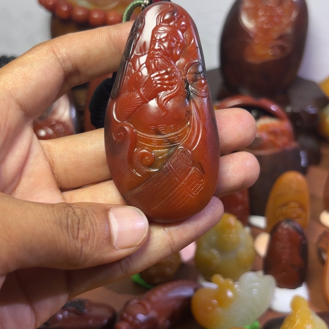 和田玉未镶嵌颈饰孟*生