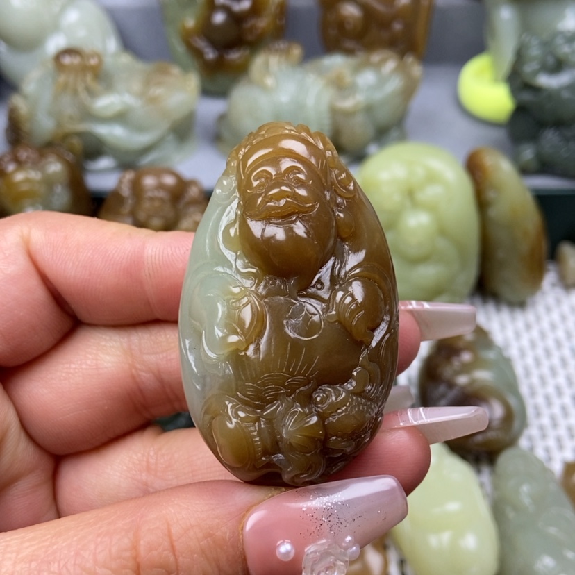 【闪购商品】和田玉挂件未镶嵌贾*姐