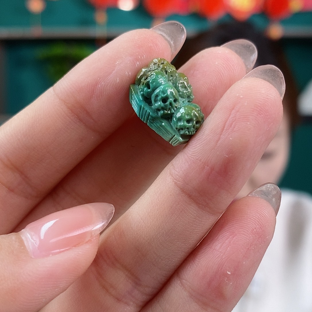 绿松石珠宝奇石未镶嵌