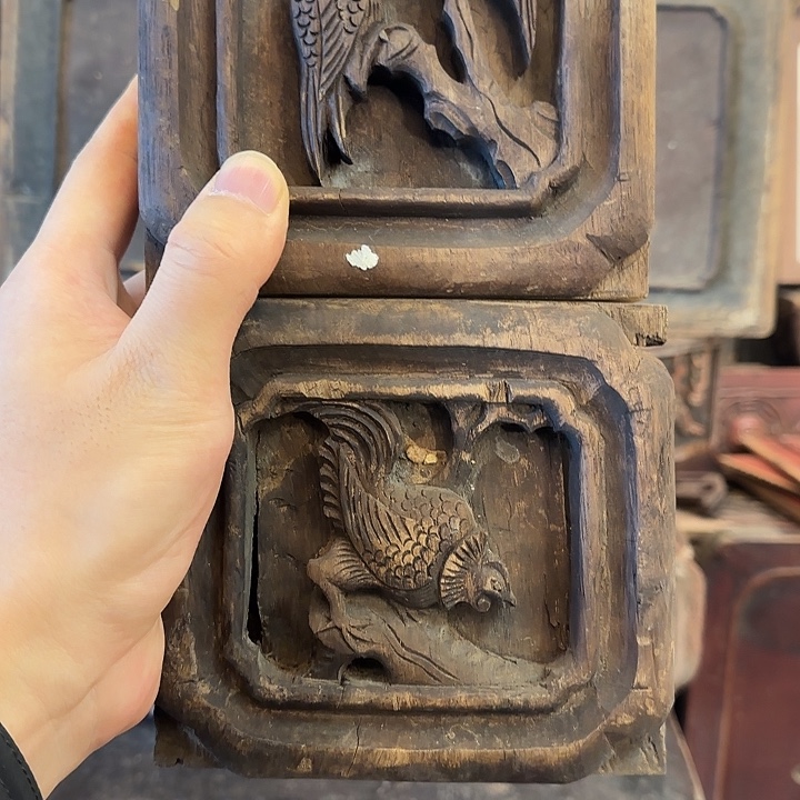 香榧木老木雕花板哈哈哈哈