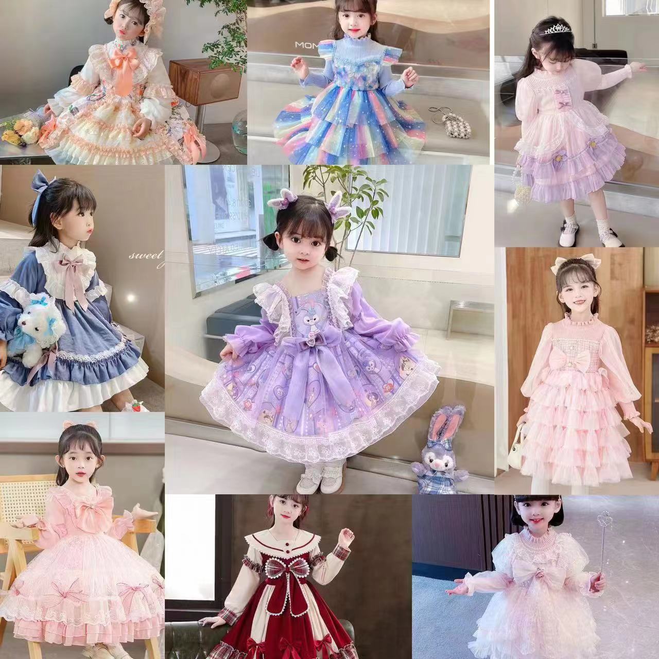 49新款女童时尚蓬蓬纱连衣裙（听号下单）洋气宝宝女童夏季蓬蓬纱