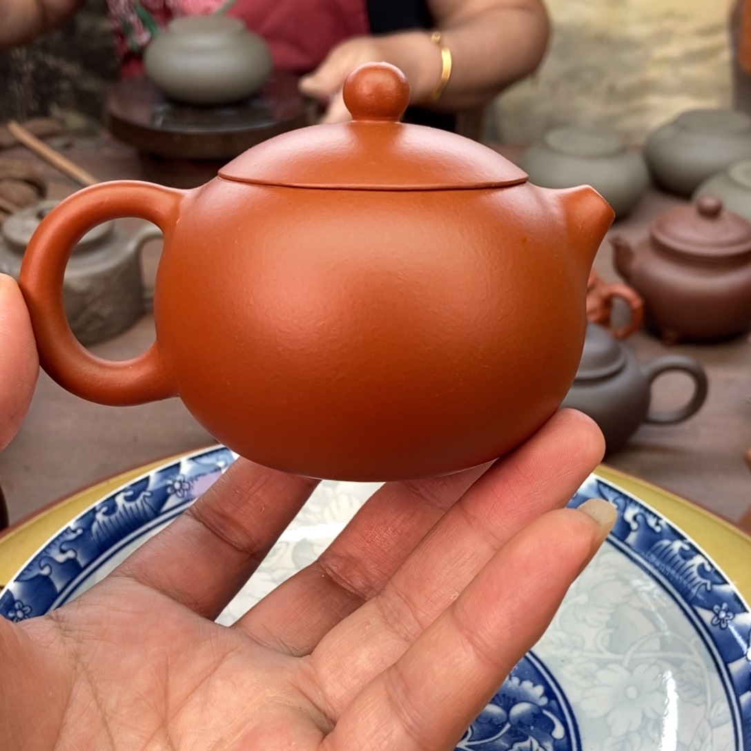 茶壶紫砂赵庄朱泥容量200