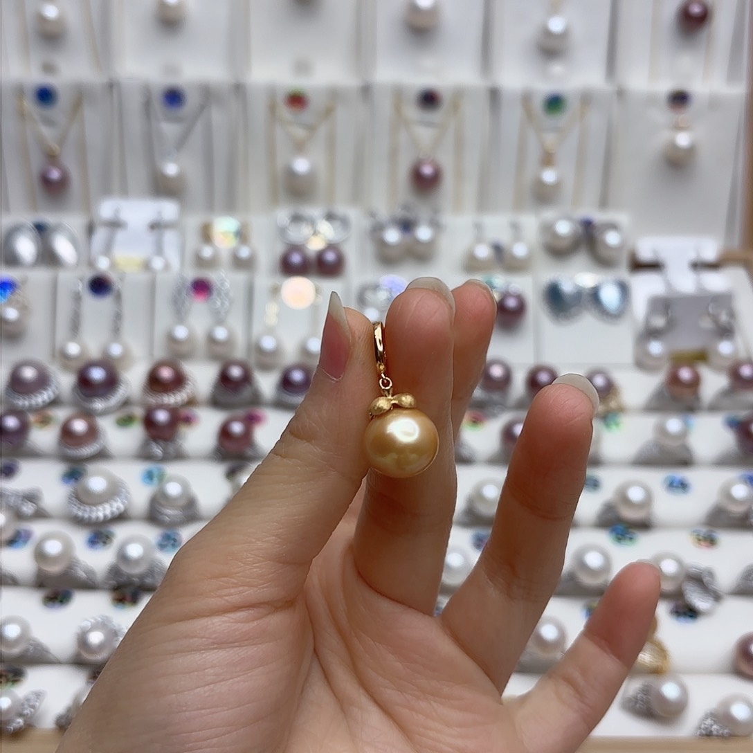 淡水珍珠颈饰银S925镶嵌