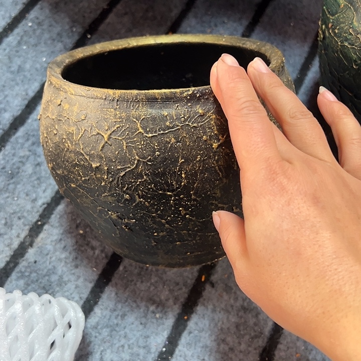 黑金平口高14口16带孔