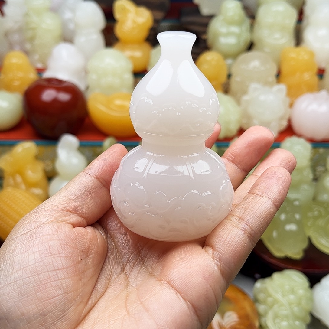 *****石材葫芦手吧摆件