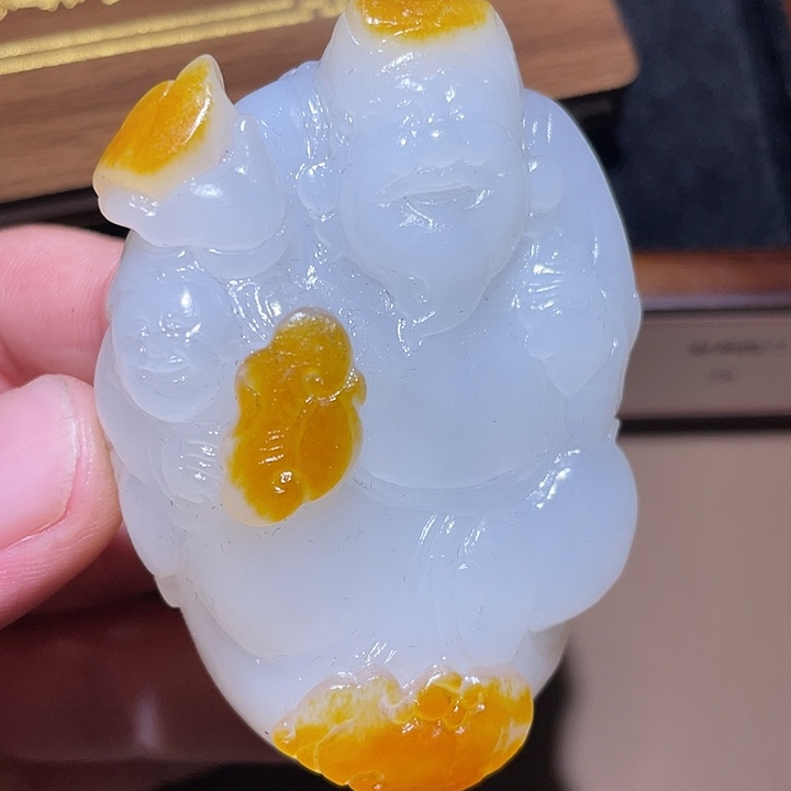 和田玉挂件未镶嵌诗**生D1