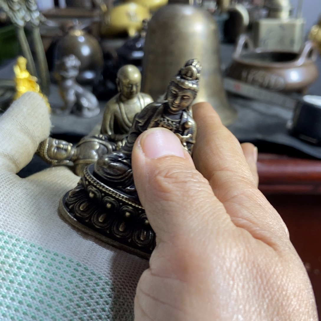 一***草铜器工艺品摆件香炉摆件