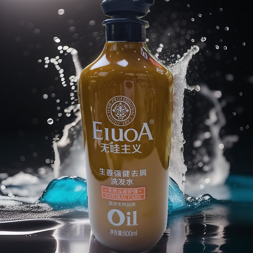 生姜茶籽无患子洗发水强韧健发去屑滋养蓬松头发日常实用小用品