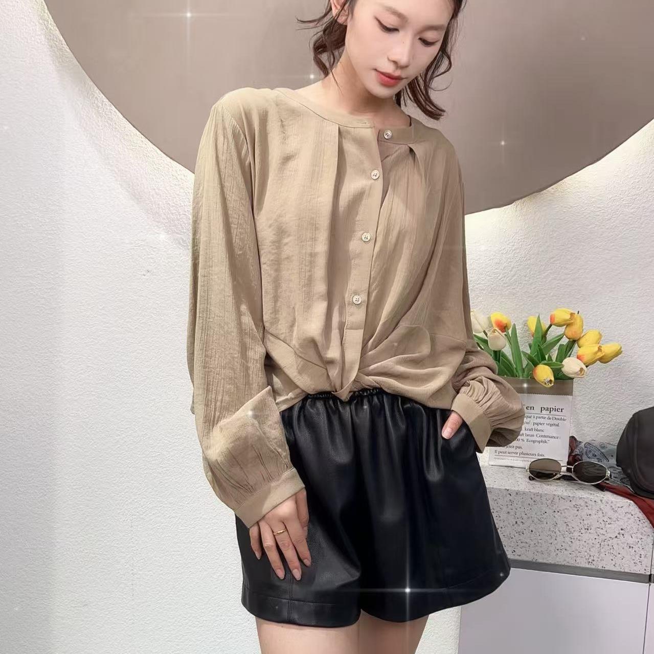 倾涩QINGSE时尚休闲衬衫72431106