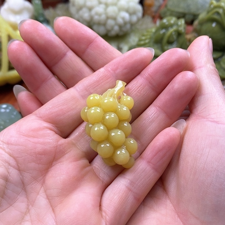 蛇纹石玉未镶嵌手把