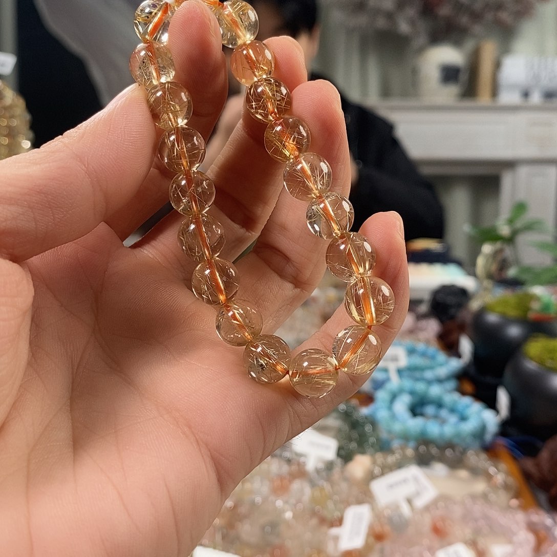 猫***未镶嵌手链水晶金发