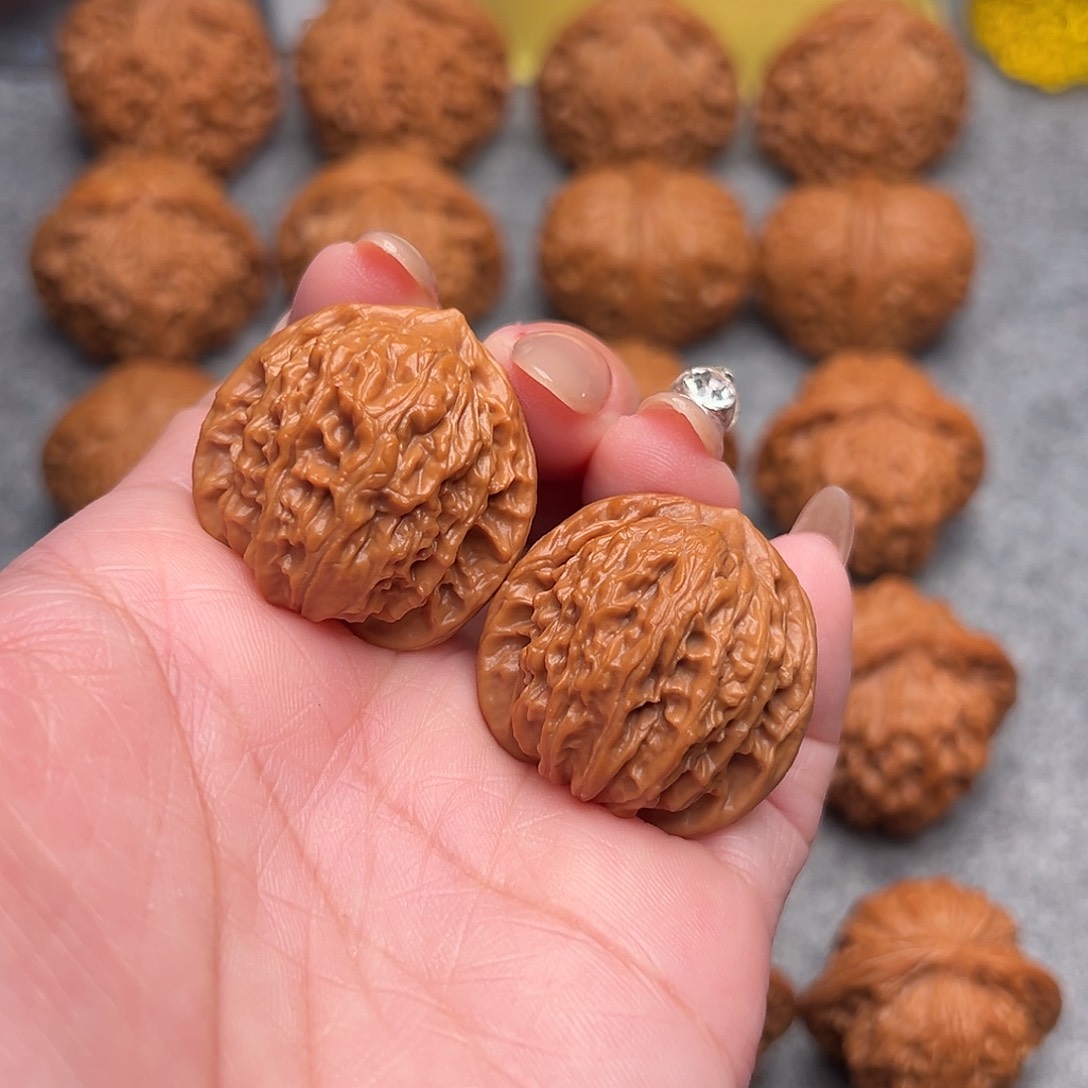 把件文玩核桃精品红豆32全品