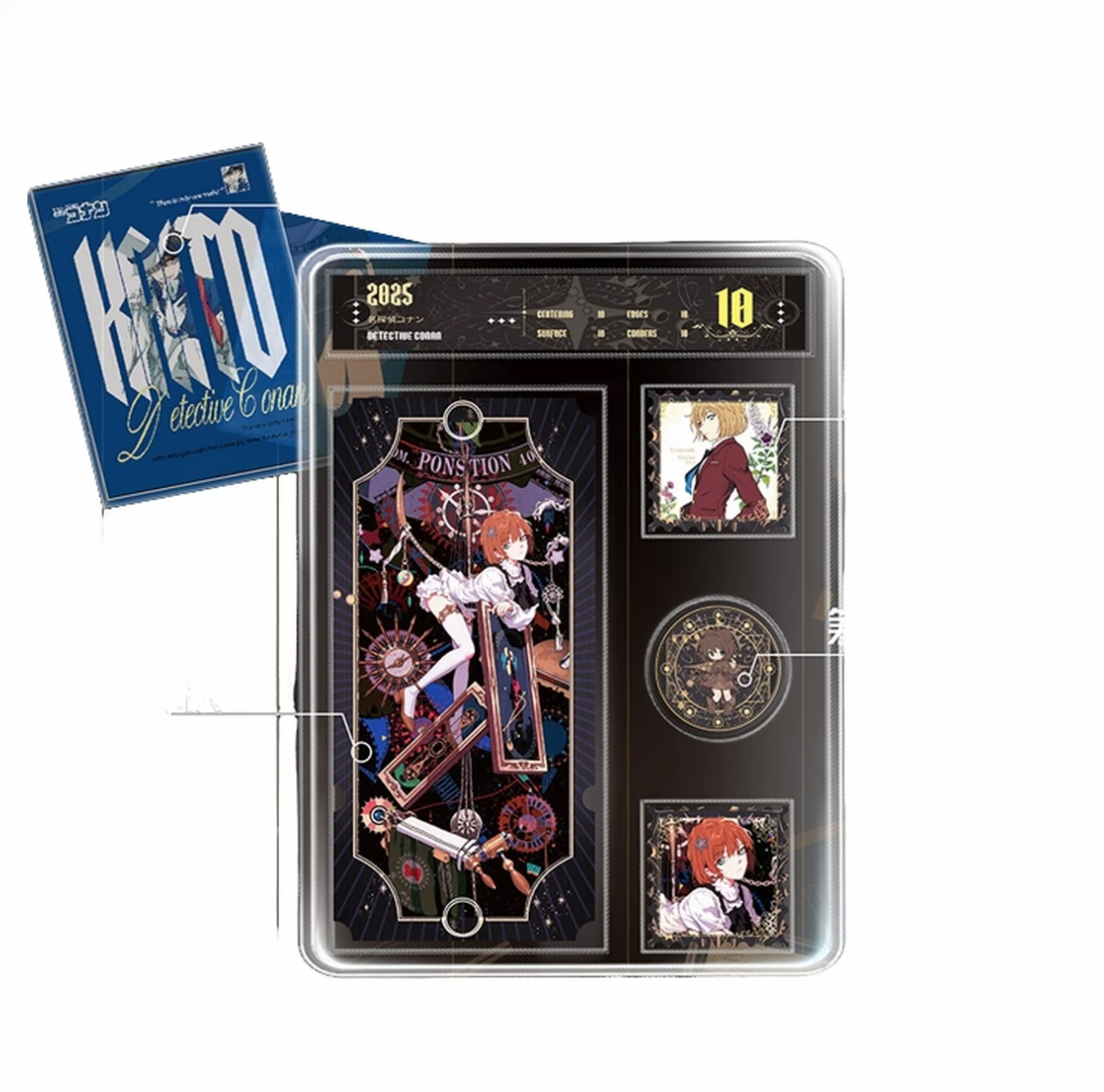 【玩法】兰卡文创 名侦探柯南 第一弹评级水晶套装（盲盒）（代拆）