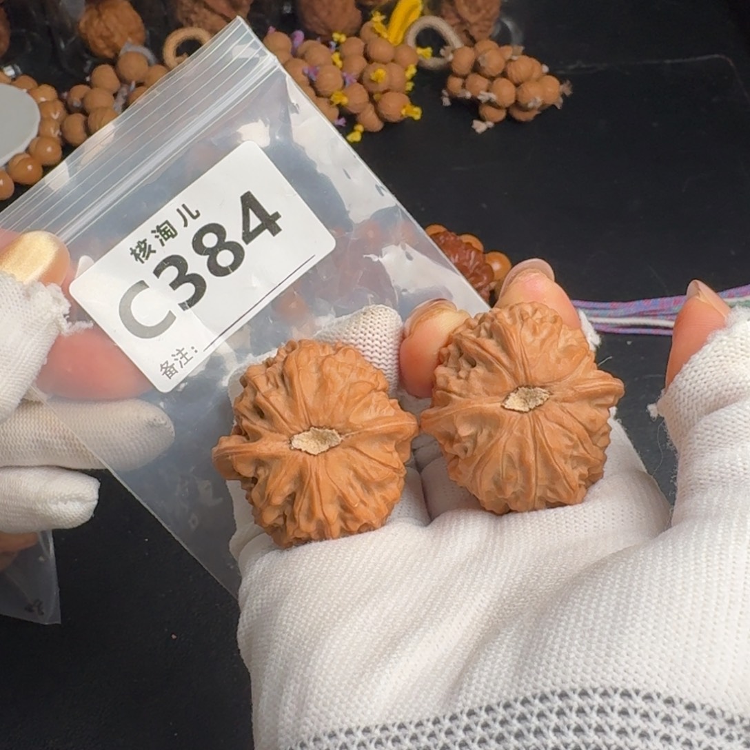 把件文玩核桃39黄松峪C384