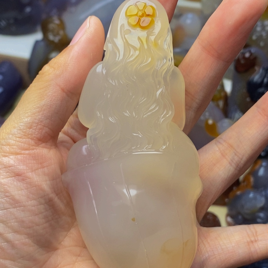 玛瑙/玉髓未镶嵌把件