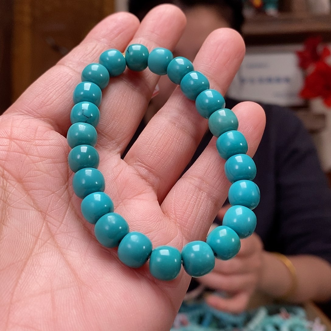 绿松石珠宝奇石未镶嵌树