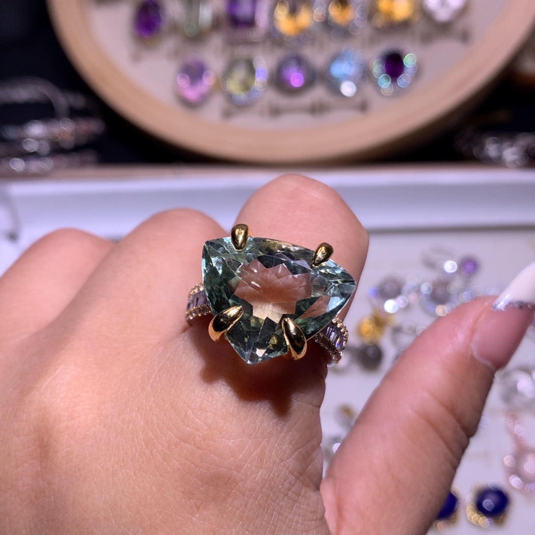 【闪购商品】银S925镶嵌戒指水晶?****?戒指
