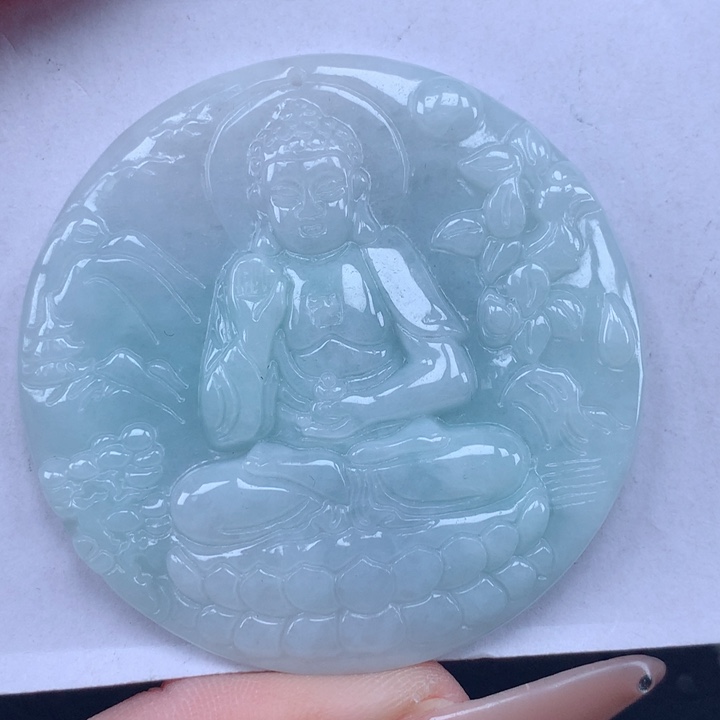 颈饰未镶嵌翡翠阿弥陀佛