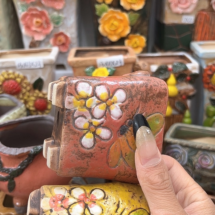 红陶粗陶多肉花盆