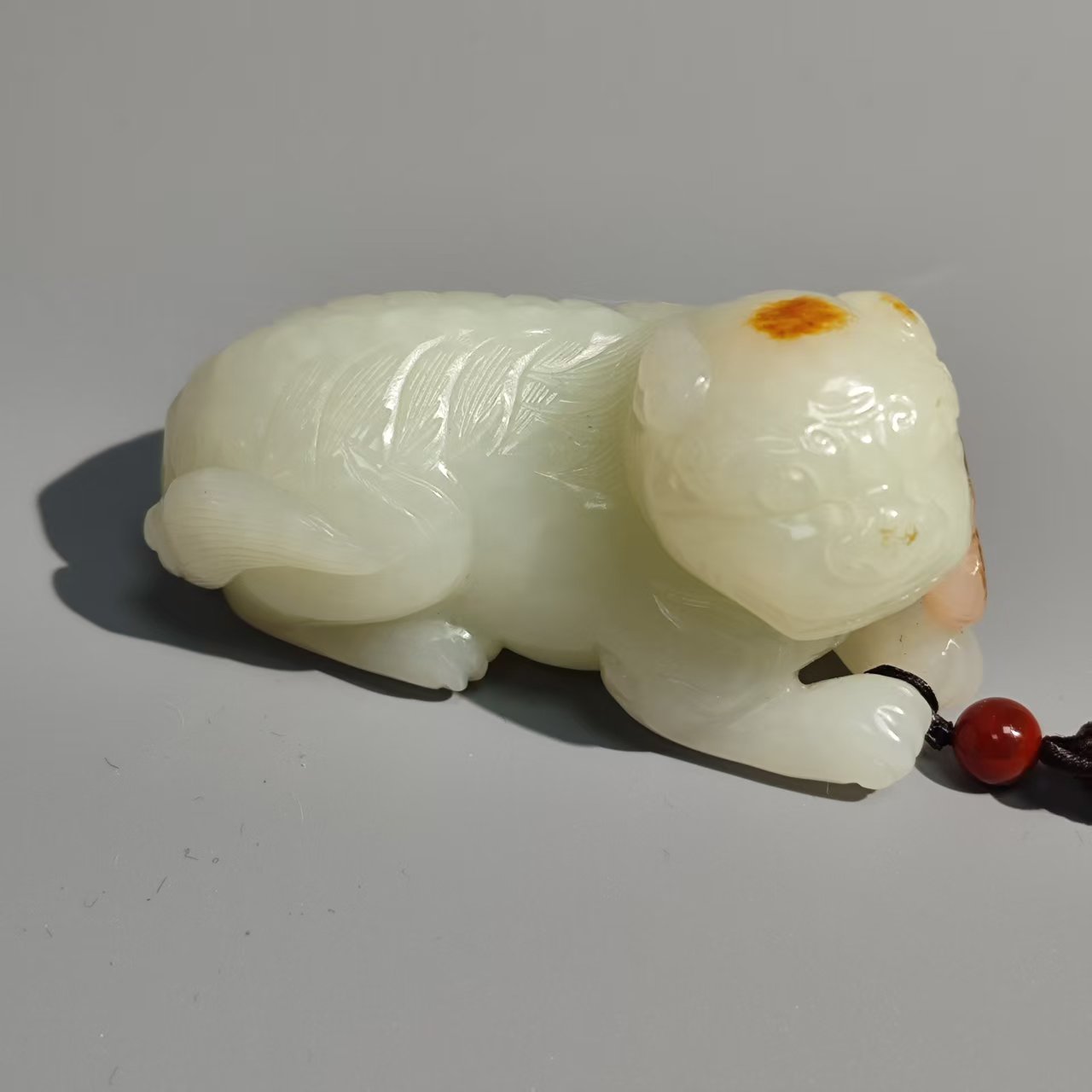 清代和田玉貔貅   