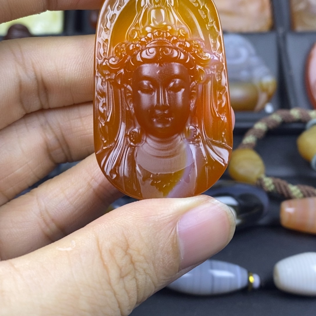 未镶嵌颈饰玛瑙/玉髓玛瑙