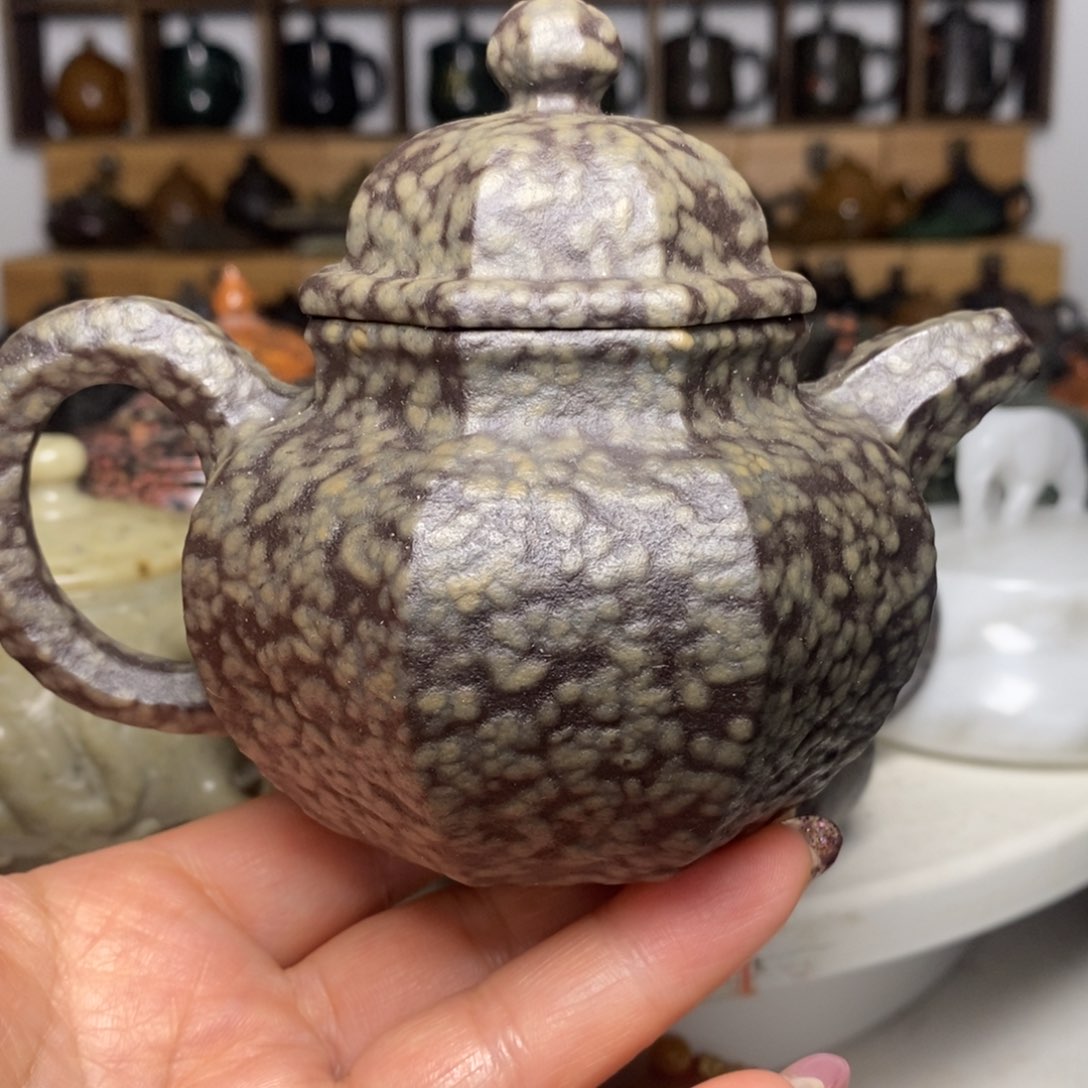 米粒石八方掇球壶220cc