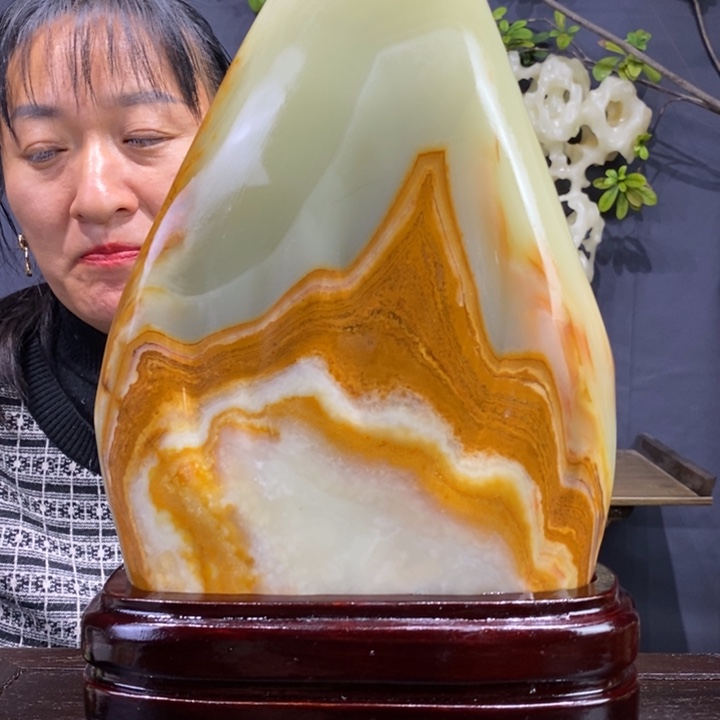 石材精品古青石摆件