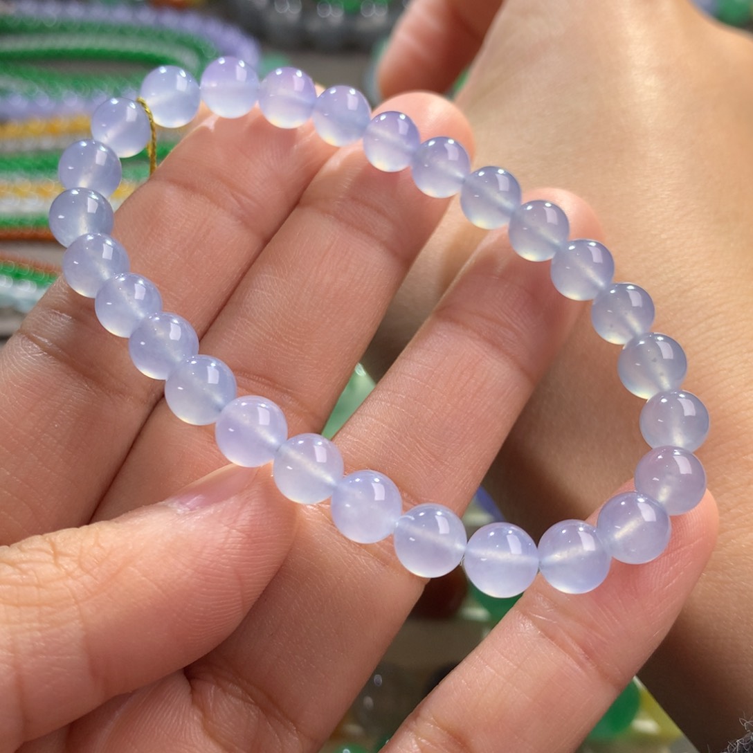 翡翠手链未镶嵌卡6.5