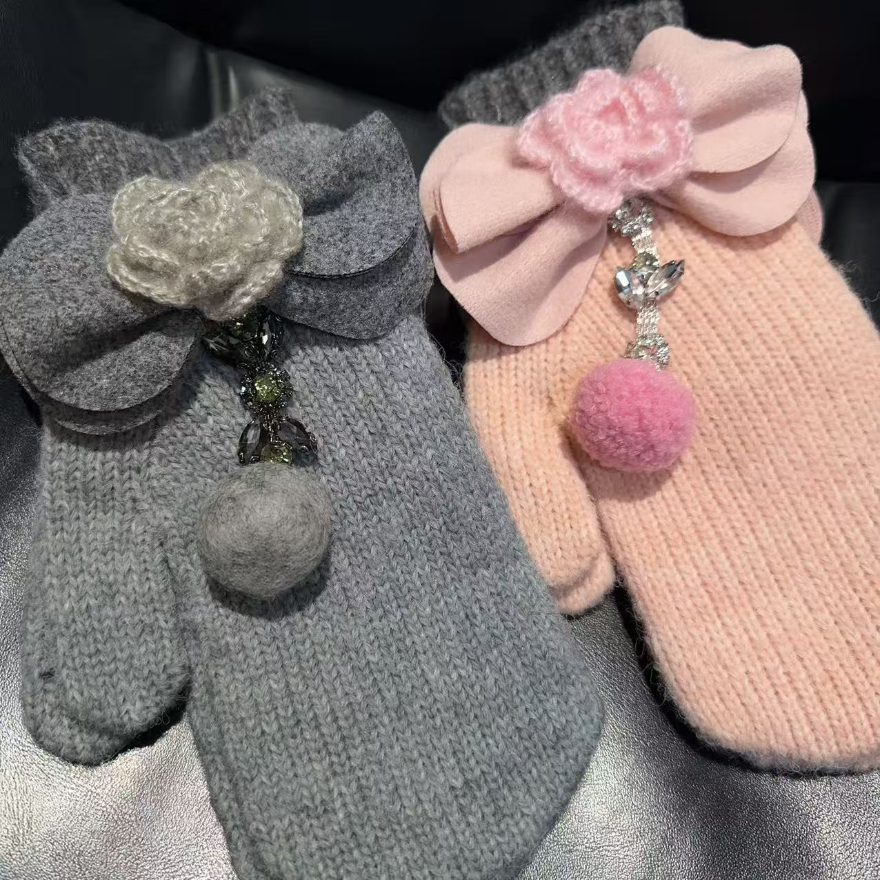 东大门定制款小花手套