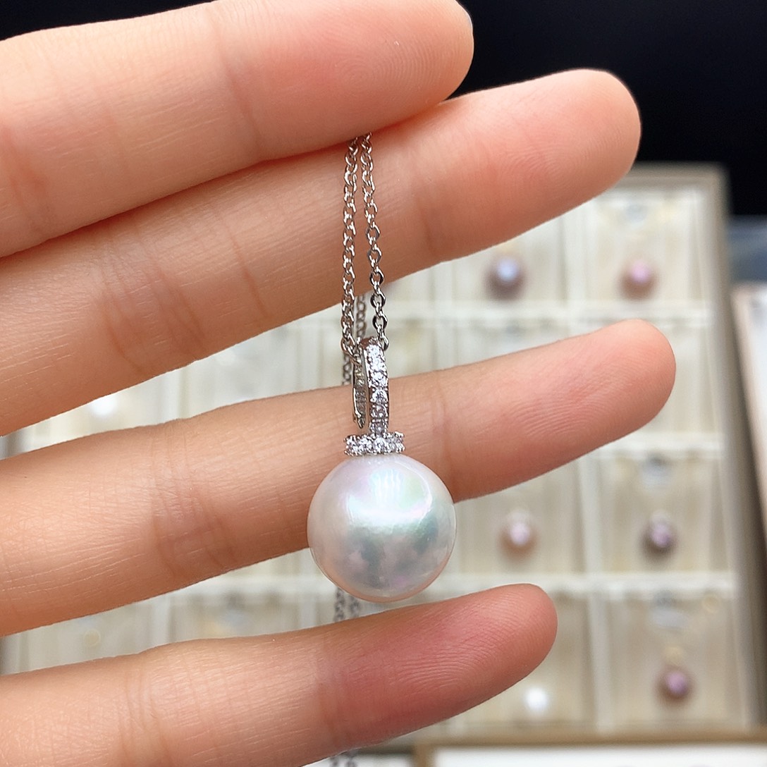 淡水珍珠颈饰合金